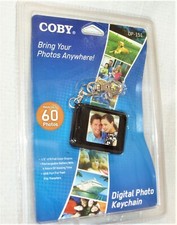 NIB COBY DIGITAL PHOTO KEYCHAIN DP151 LCD COLOR DISPLAY RECHARGEABLE