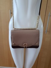 Borsa Aigner Diadora pelle nuda polvere bordeaux oro hardware catena crossbody