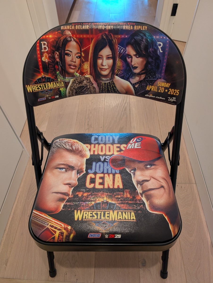 WWE WrestleMania 21 特別リングサイド パイプ椅子 WWE WrestleMania 21 特別リングサイド パイプ椅子 WWE WrestleMania