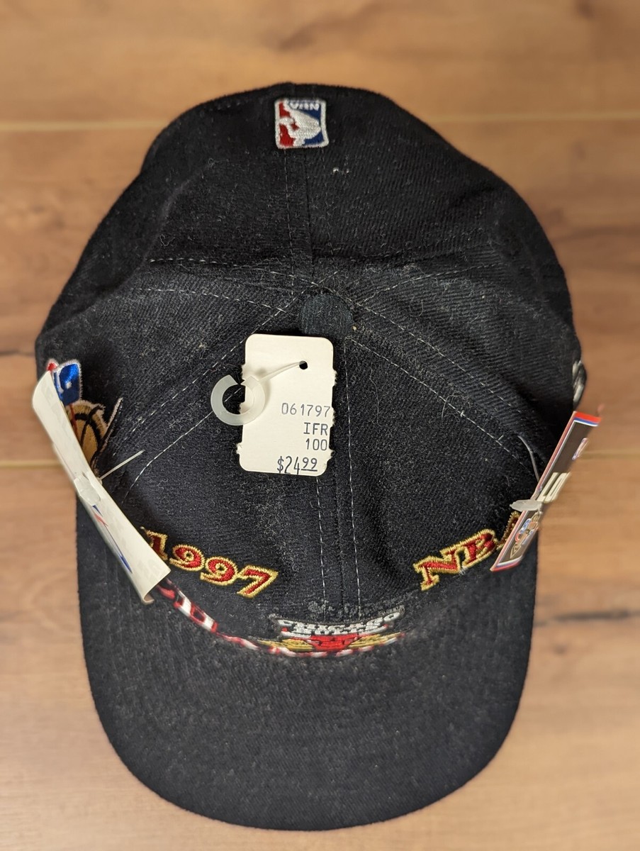 NWT Vintage 1997 Chicago Bulls Championship Hat Snapback Logo