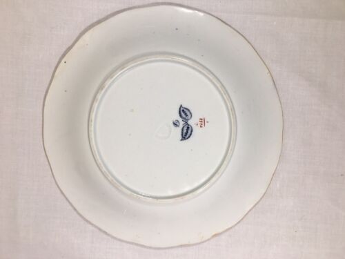 c1850 Staffordshire T. Dimmock Pearl Ware "Rose Border" COMPOTE & PLATES #3572 - Picture 10 of 12