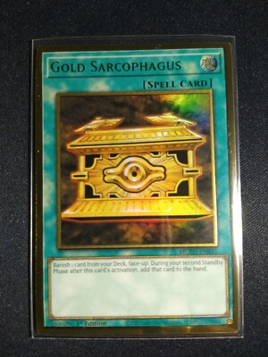 Yu-Gi-Oh! Gold Sarcophagus MGED-EN041 1st Gold Rare NM | eBay Yu-Gi-Oh! Gold Sarcophagus MGED-EN041 1st Gold Rare NM | eBay