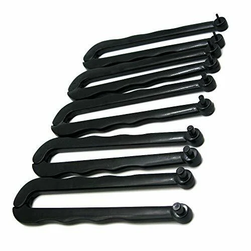 YOUTO Adjustable Face Spanner Wrench Pin Pliers For Round Nuts with Drilled