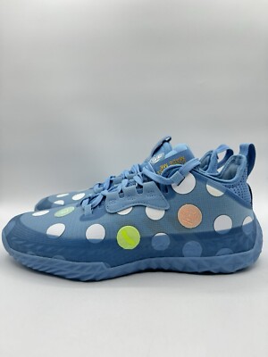 Adidas Men s Harden Vol. 6 Basketball Size 8.5 Blue Polka Dot |GX6146|