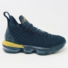 lebron 16 black and gold mens