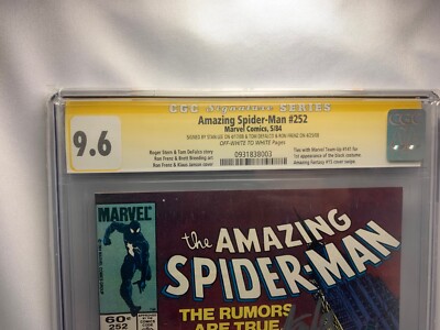 AMAZING SPIDER-MAN #252 CGC SS 9.6 Signed by Stan Lee & Tom