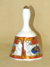 Vintage Porcelain Oklahoma Bell, 4 1/2" Tall — photo 3