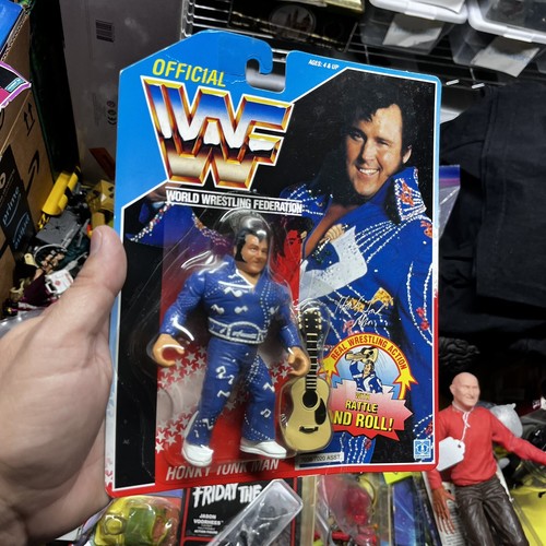 WWF WWE 90�s Wrestling Hasbro Figure MOC Free S&am...