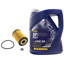 Motoröl Ölfilter SH435P Set 10W30 API SN 5Liter für Mercedes Benz A Klasse Vaneo