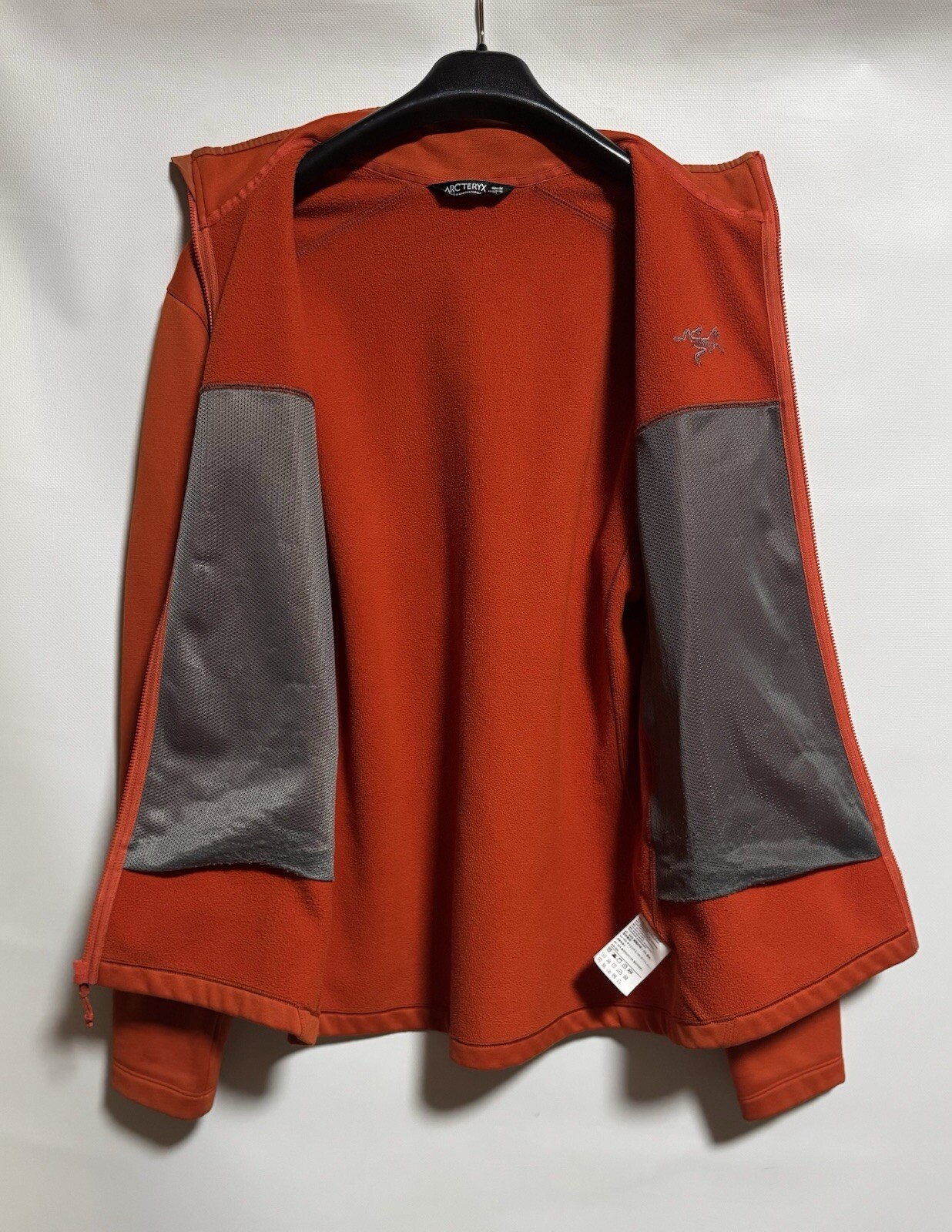 ARC'TERYX Giacca ARCTERYX FIESTA ARENITE pile elasticizzato logo full zip arancione M