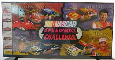 1997 NASCAR Speedway Challenge Board Game Elliott, Cope, Labonnte, Green NIB