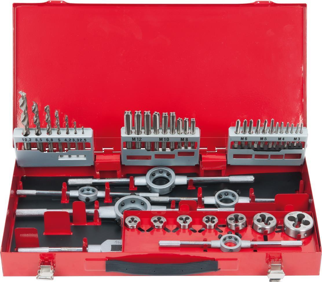 Ks Tools 1481395 KS TOOLS HSS Co Gewindeschneidwerkzeug-Satz, 44-tlg. (331.0744)