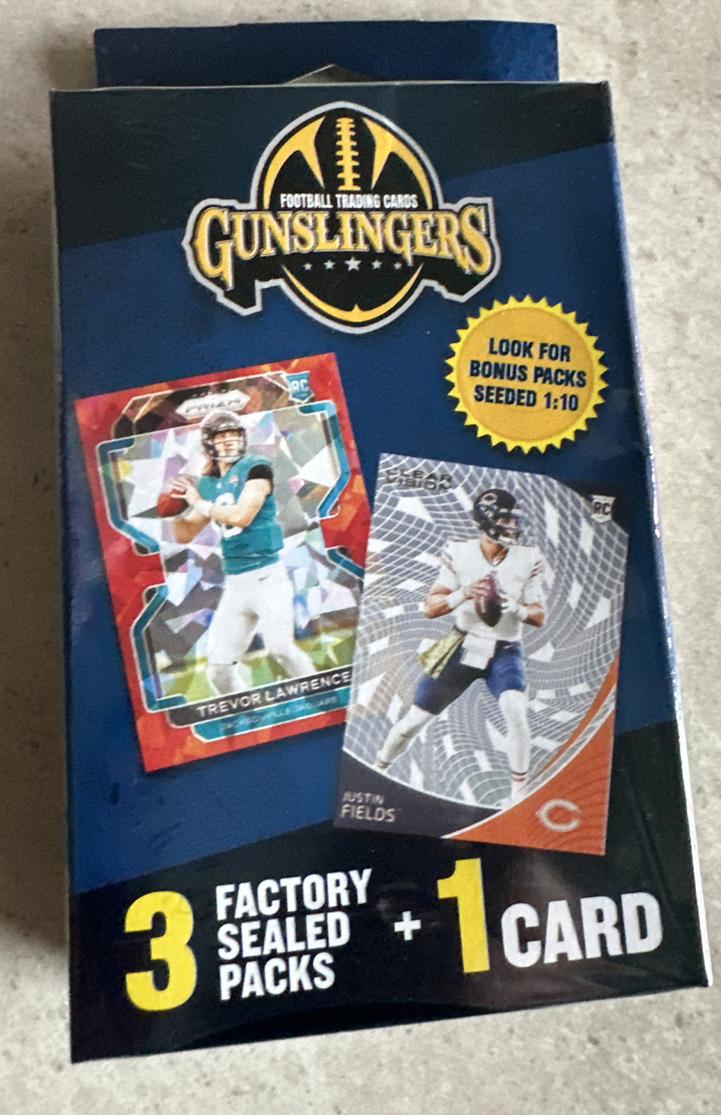 GUNSLINGERS Football Trading Cards 3 Sealed Packs +1 Card 110 Seaded