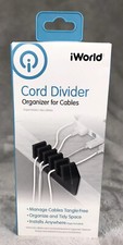 iWorld Cord Divider Organizer For Cables 5 Port