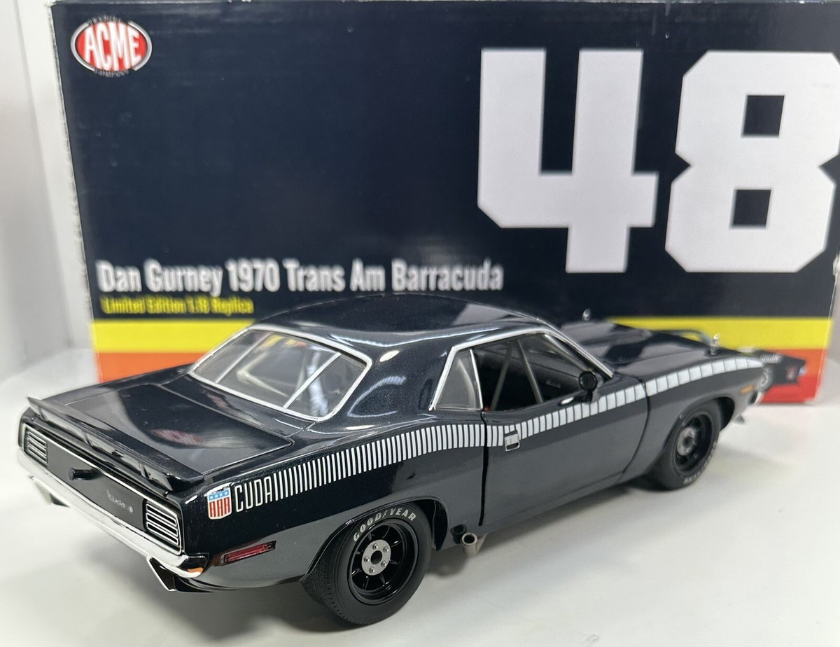 ACME　　1970　プリマス・バラクーダ ACME 1/18 Scale 1970 TRANS AM BARRACUDA “Dan Gurney”Limited