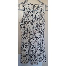 Forever 21Floral Flounce Midi Layered Sleeveless Dress Sz Small