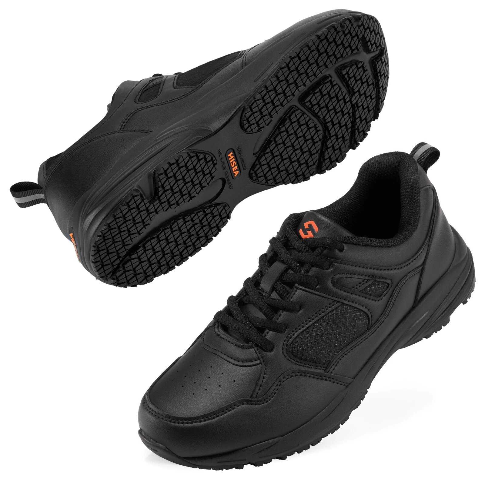 NINGO Men Oil Resistant Work Shoes Lace Up Non Slip Shoes Safety Nurse Chef Shoe
Opens in a new wind