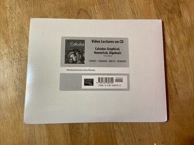 CALCULUS VIDEO LECTURES ON CD-ROM 2007C By Prentice Hall *NEW*