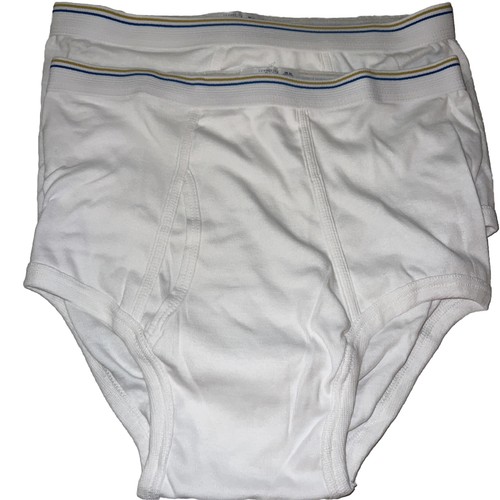 Vintage JCPenney TOWNCRAFT Men's Briefs Full Cut Underwear White 36 2