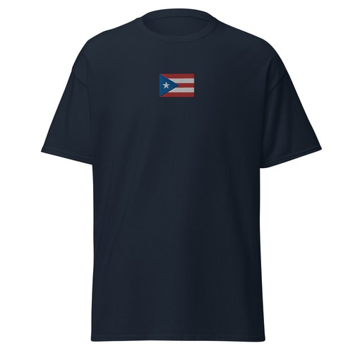 Puerto Rico Embroidered Flag Unisex classic tee - Picture 29 of 137