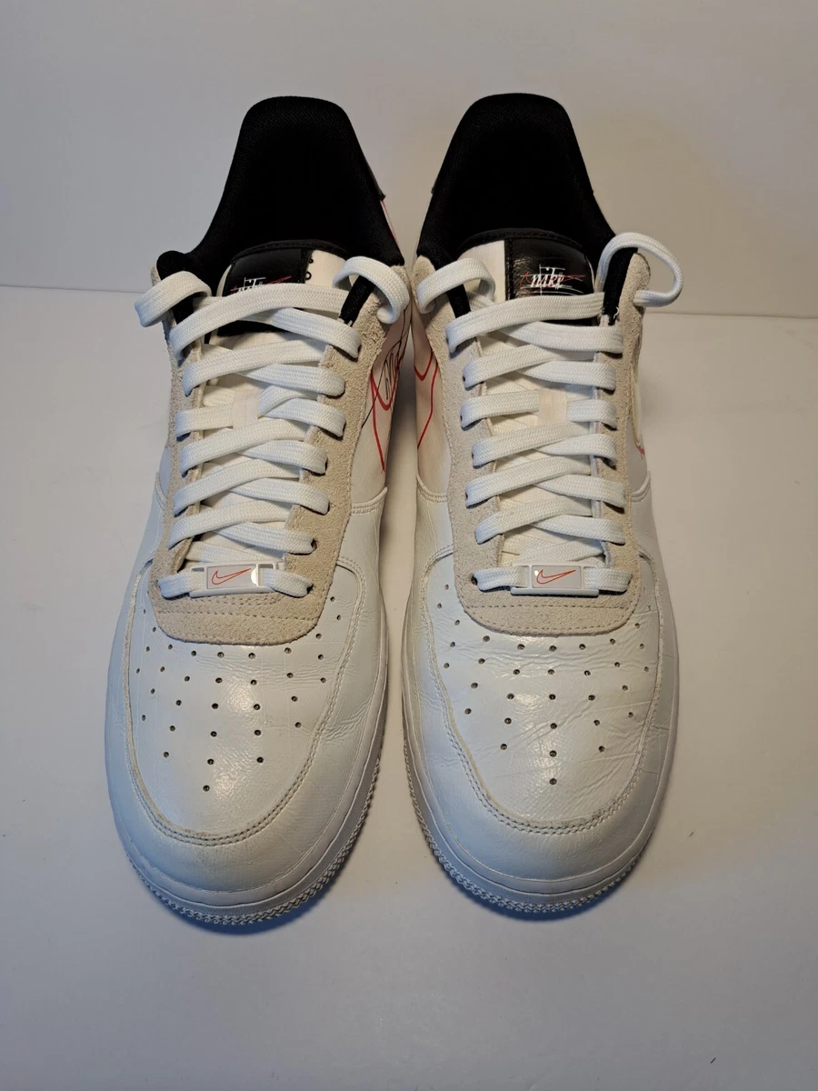 cálmese lb Supermercado Nike Air Force 1 Men&#039;s Shoes US Sz. 11.5 Low Script Swoosh 2019  #CK9257 - 100 | eBay