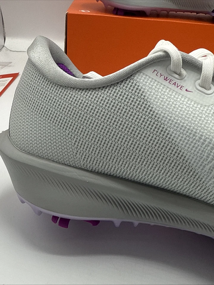 Мужские бутсы Nike Air Zoom Infinity Tour 2 белые дымчато-фиолетовые размер 9,5 FD0217-102 - Изображение 4 из 4