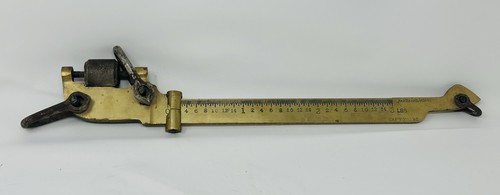 Fairbanks Morse Brass Scale Vintage Decal 16”x 1” for feed grain scale 300lbs