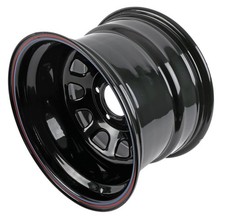 Cragar Black Steel D Window Wheel 15x10 5x5 Bc