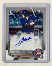 2025 Bowman Draft Chrome Josiah Hartshorn 1st Bowman Auto Cubs CPA-JHA