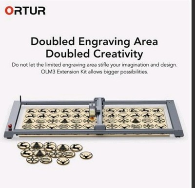 ORTUR OLM3 Extension Kit Laser Engraving Parts 400x850mm 