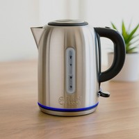 Russell Hobbs Buckingham Quiet Boil Kettle 3KW Brushed Steel 20460 #MINOR USED#