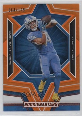 2023 Panini Rookies & Stars Orange 64/149 Amon-Ra St Brown #33 m5e