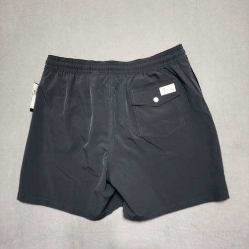 Polo Ralph Lauren neuf homme XL Traveler noir classique maillot de bain short rouge poney - Photo 15/15