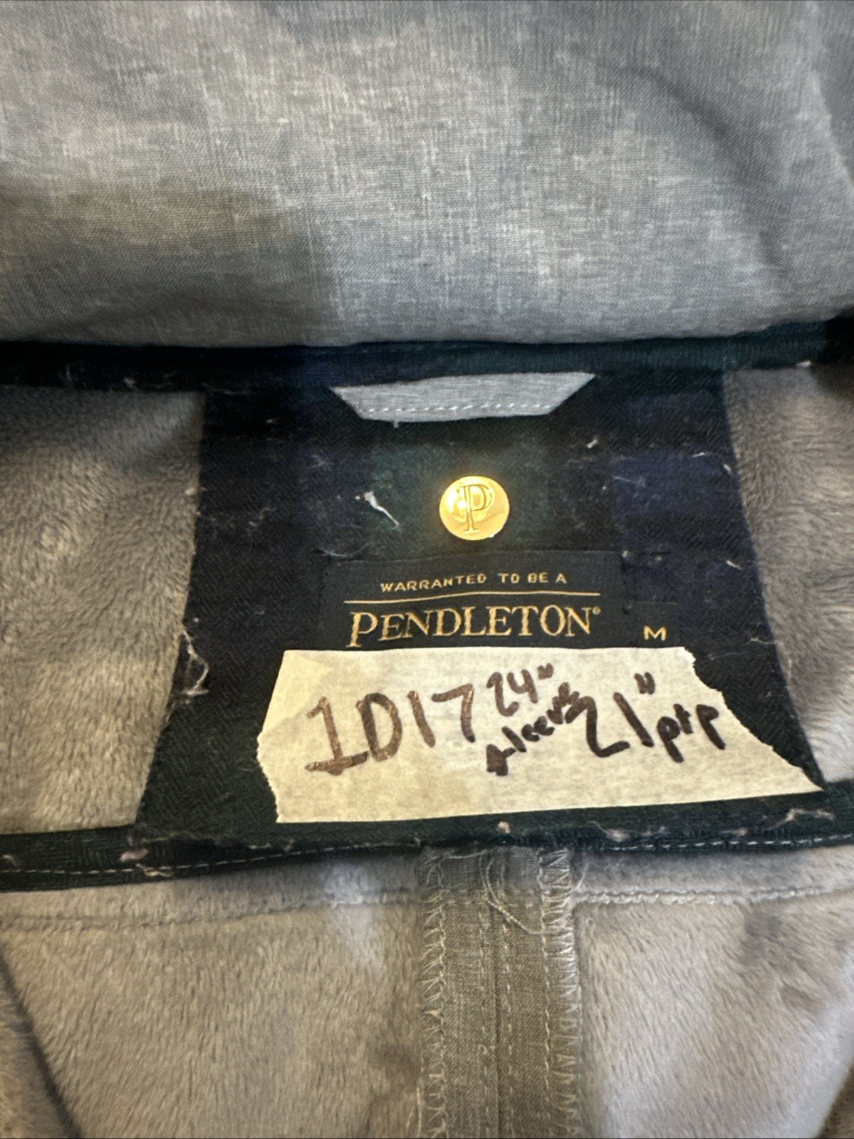 Pendleton Gray Outerwear Fleece-Lined Jacket Over… - image 16