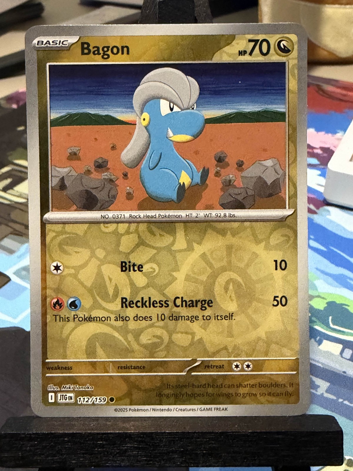 Bagon 112/159 Sv09: Journey Together Reverse Holo Near Mint/NM