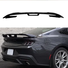 Glossy Black Dark Horse Style Spoiler Wing ABS For Ford Mustang 2024-2026