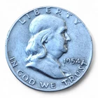 1954-D Franklin Half Dollar - 90% Silver Coin (s)