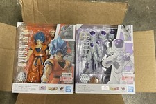 SH Figuarts Frieza Fourth Form (New) & SH Figuarts SSGSS Goku (Opened)