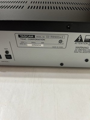 TASCAM CD-RW900 MKII Professional CD CD-RW Recorder w/ Remote