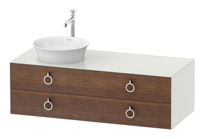 Duravit White Tulip Konsolenwaschtischunterschrank für Becken links...