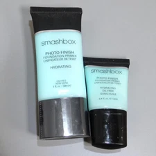 Smashbox 2pc Lot Photo Finish Foundation Hydrating Oil-Free Primers ~ New (x2)