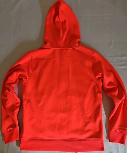 Under Armour Storm Neon Pink/Blue Hoodie Sweatshirt Semi-Fitted Women's Size Lrg - Picture 2 of 7