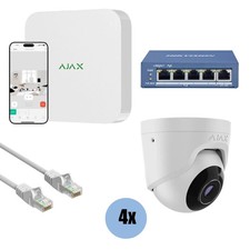Ajax-SET-NVR-4MP Video&uuml;berwachungs-Komplettsystem
