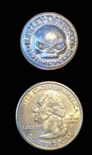 HARLEY-DAVIDSON MOTORCYCLE  Pin ( Made In USA)2006(Willie G Skull),, Pewter,,