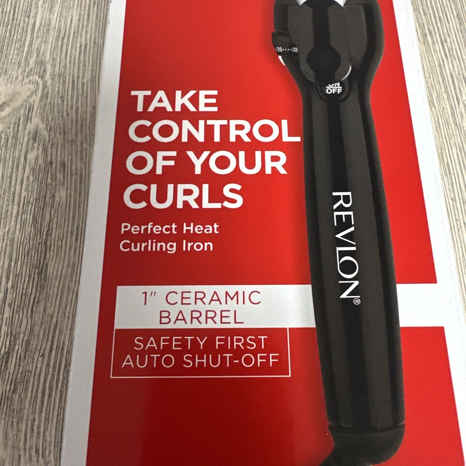 REVLON Perfect Heat Curling Iron 1" Ceramic Barrel Perfect Heat Curling Iron  - Image 3 of 4