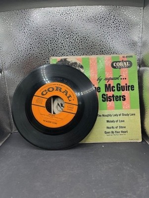 Coral Records 45RPM 2 The McGuire Sisters Extended play 4 song record and Picnic