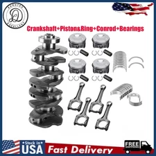 Crankshaft / Piston & Rings /ConRod / Bearings Kit For 15-22 TSI Audi A4 A6 2.0L