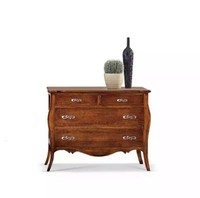 Italienische MöBel Design Kommode Schrank Braun Luxus Holz MöBel Neu