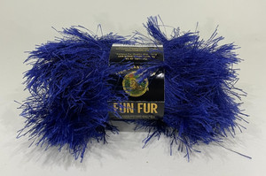 Lion Brand Yarn - Fun Fur - Sapphire - 1 skein