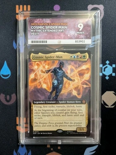 Cosmic Spider-Man [271] MTG Spiderman Mythic Borderless Ace Grade 9